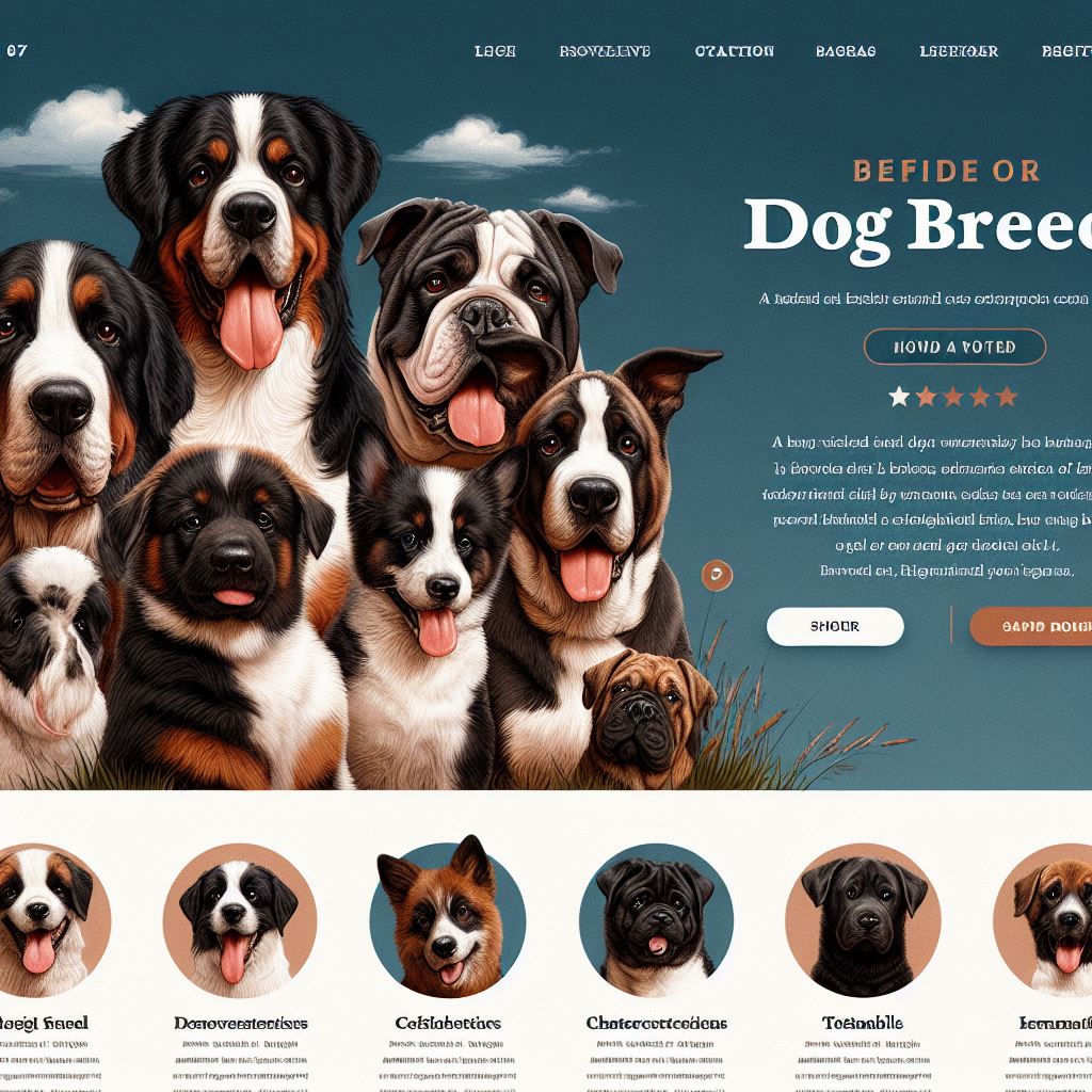 dog breeder website template